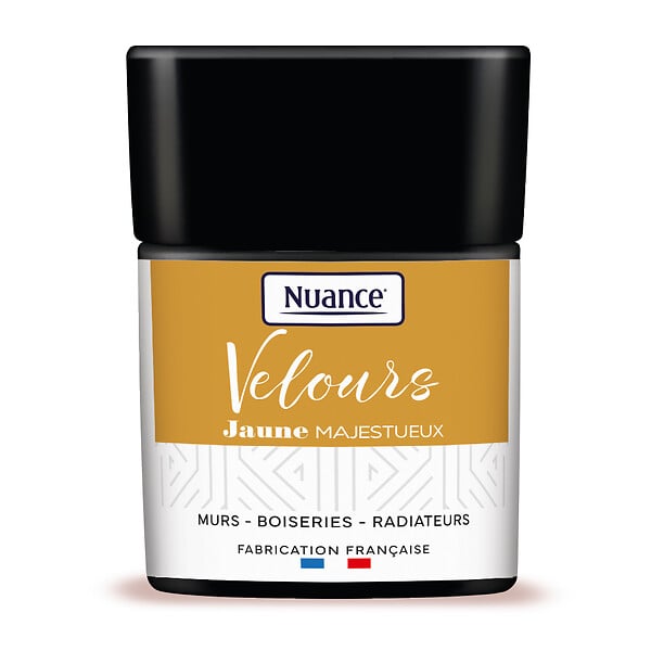 NUANCE - Testeur de peinture Velours - Jaune majestueux - 75ml - large