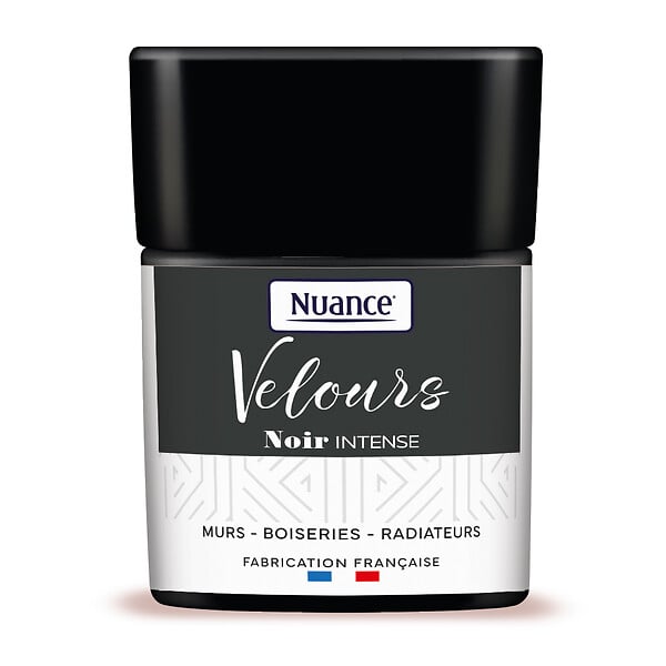 NUANCE - Testeur de peinture Velours - Noir intense - 75ml - large