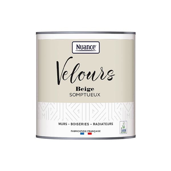 NUANCE - Peinture Velours - Beige somptueux - 0,5L - large