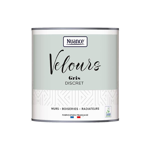NUANCE - Peinture Velours - Gris discret - 0,5L - large