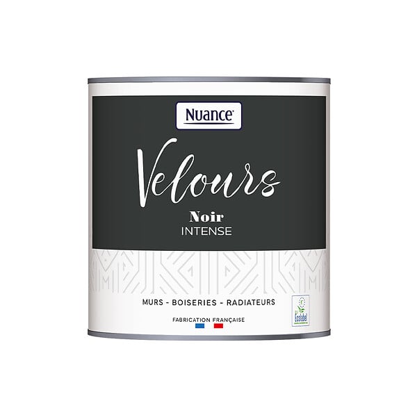 NUANCE - Peinture Velours - Noir intense - 0,5L - large