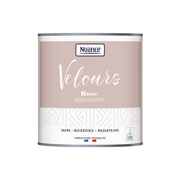 NUANCE - Peinture Velours - Rose séduisant - 0,5L - large
