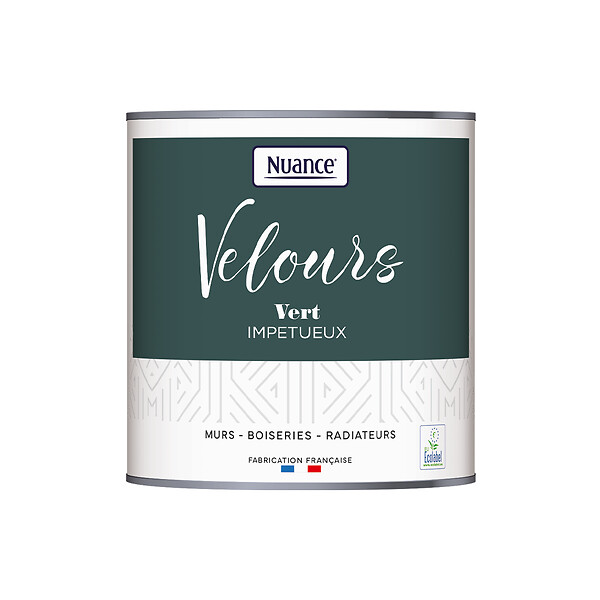 NUANCE - Peinture Velours - Vert impétueux - 0,5L - large