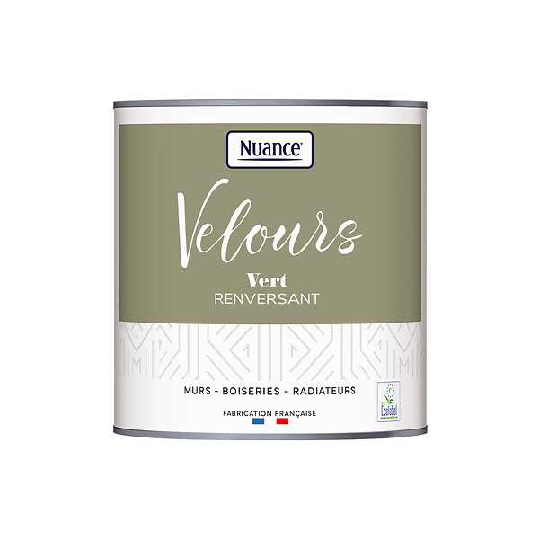 NUANCE - Peinture Velours - Vert renversant - 0,5L - large