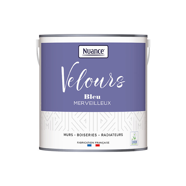 NUANCE - Peinture Velours - Bleu merveilleux - 2L - large