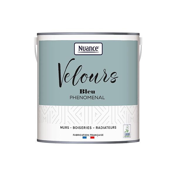 NUANCE - Peinture Velours - Bleu phénoménal - 2L - large
