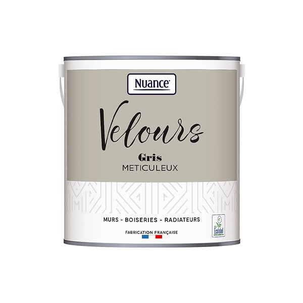 NUANCE - Peinture Velours - Gris méticuleux - 2L - large