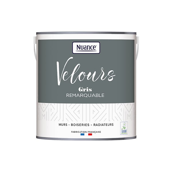 NUANCE - Peinture Velours - Gris remarquable - 2L - large