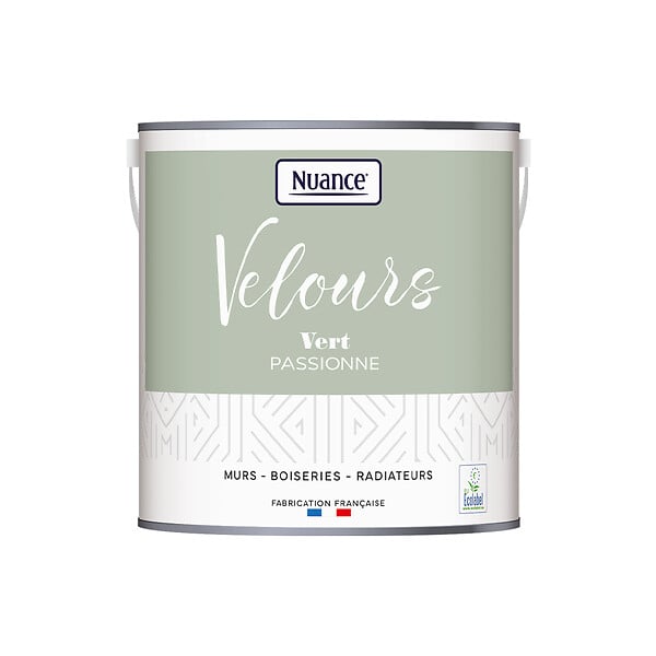 NUANCE - Peinture Velours - Vert passionné - 2L - large