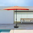 CONCEPT USINE - Parasol terracotta rectangle 293 x 193 m SPEZIA $ - vignette