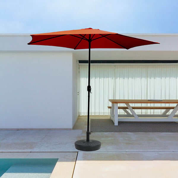 CONCEPT USINE - Parasol terracotta rond 294 x 294 m PORTOFINO $ - large