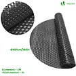 VOUNOT - Bache a bulle piscine 120 microns ronde decoupable Ø457cm noir - vignette