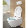 VILLEROY ET BOCH - Pack WC sans bride  Subway 2.0 avec abattant frein de chute + bâti Viconnect PRO + plaque noir mat - vignette