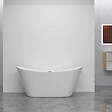 AICA SANITAIRE - Panneau mural de douche blanc finition mat 90x210cm+120x210cm avec 1 profilé - vignette
