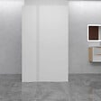 AICA SANITAIRE - Panneau mural de douche blanc finition mat 40x210cm+90x210cm avec 1 profilé - vignette