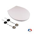 VIF - Abattant WC blanc thermodur Le Michel - frein de chute - vignette