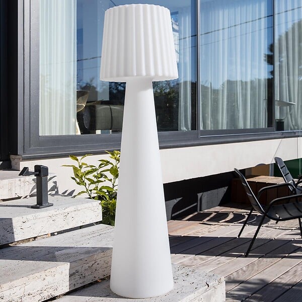 LUMISKY - Lampadaire d'extérieur sans fil LADY RGB H110cm - large