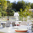 LUMISKY - Lampe de table sans fil BEVERLY blanc H34cm - vignette