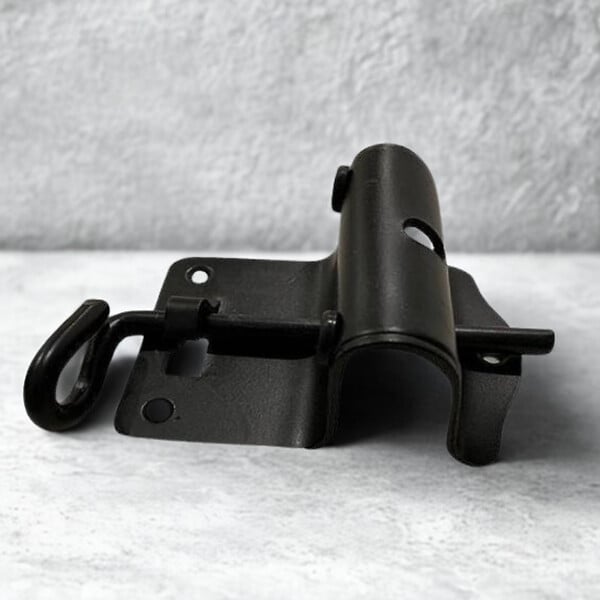 SECURY-T - Sabot de portail - Réglable - Epoxy noir - 30 à 95mm 30 à 95mm - large