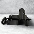 SECURY-T - Sabot de portail - Réglable - Epoxy noir - 30 à 95mm 30 à 95mm - vignette