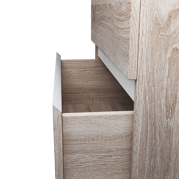 Ensemble meuble de salle de bain ALLY et miroir simple - large