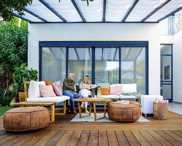 CANOPIA - Canopia Stores de toit pour pergola Stockholm 3,4X3,7 - large
