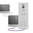 PHILIPS - Visiophone collectif pour 4 appartements / bureaux - compatible Vigik - Philips WelcomeHive 2 - vignette