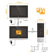 AVIDSEN - Visiophone connecté Extel avec écran 7 pouces - vignette