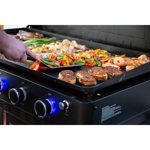 PIT BOSS - Plancha à Gaz 5 Brûleurs 14650W Plaque Ceramique 90 x 46 cm Amovible Pit Boss - large