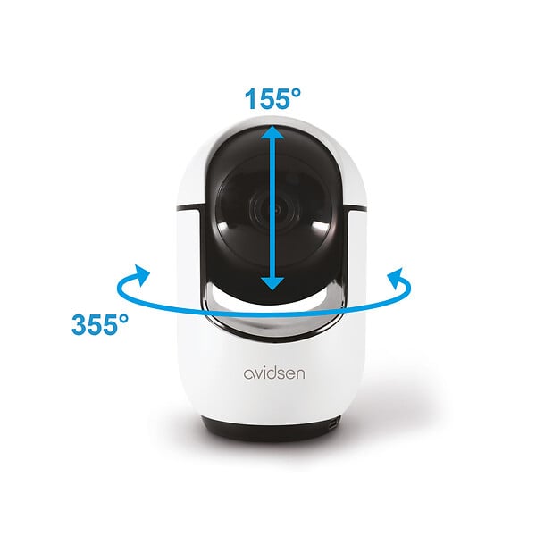 AVIDSEN - Caméra IP intérieure motorisée HomeCam Prim 2,5 K - Avidsen - 127158 - large