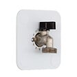 ATOLE - Platine sortie de cloison simple à sertir PER Ø12 pour machine à laver – Kit de fixation mural avec platine encastrable - vignette