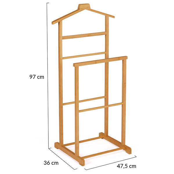 ID MARKET - Valet de chambre bambou RITA - large