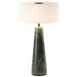 LUMISKY - Lampe de table sans fil en marbre BLOK Vert H30cm - vignette