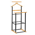 ID MARKET - Valet de chambre TOM effet bois et métal - vignette
