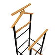 ID MARKET - Valet de chambre TOM effet bois et métal - vignette
