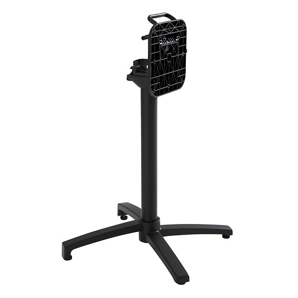 OVIALA - Pied de table en aluminium inclinable et accroche sac 72 cm - Loki - large