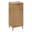 5 FIVE SIMPLY SMART - Meuble de rangement 1 tiroir et 1 porte avec étagère H 80 cm - Naturel - vignette
