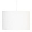 ATMOSPHERA - Luminaire Suspension en Bouclette Blanche D 37 cm - vignette