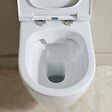 PLANETE BAIN - Cuvette WC suspendu sans bride semi carénée Samara, abattant slim frein de chute déclipsable - vignette