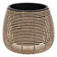 ATMOSPHERA - Lot de 3 Cache-pots aspect Rotin D 20 D 29 et D 45 cm - vignette