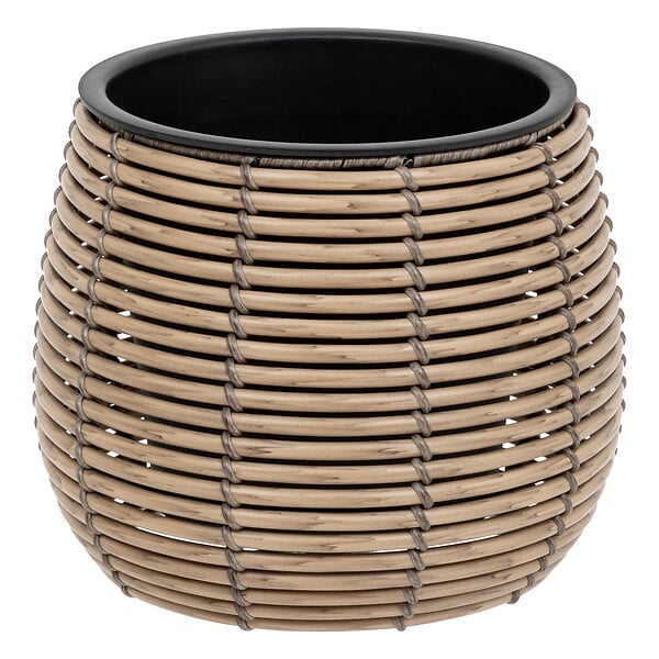 ATMOSPHERA - Lot de 3 Cache-pots aspect Rotin D 20 D 29 et D 45 cm - large
