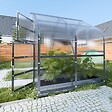 KLASIKA GREENHOUSES - Serre de jardin KLASIKA*DROP 5m2, 2,5m x 2m, 6 mm avec revêtement en polycarbonate - vignette