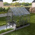 KLASIKA GREENHOUSES - Serre de jardin KLASIKA HOUSE 2,35 x 2,12 m (4,98 m²), 6 mm avec revêtement en polycarbonate - vignette