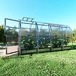 KLASIKA GREENHOUSES - Serre de jardin KLASIKA SLIM 2 x 4 m (8 m²) , 6 mm avec revêtement en polycarbonate - vignette