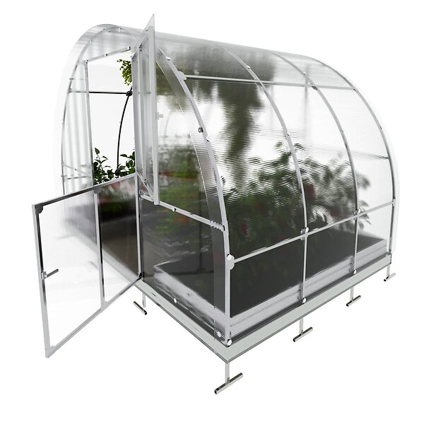 KLASIKA GREENHOUSES - Serre de jardin KLASIKA TUBE 3 x 2 m (6 m²), 6 mm avec revêtement en polycarbonate - large