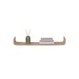 5 FIVE SIMPLY SMART - Étagère murale courbée en bois Beige L 80 cm fixations invisibles - vignette