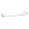 5 FIVE SIMPLY SMART - Étagère murale courbée en bois Blanc L 80 cm fixations invisibles - vignette