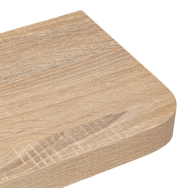 5 FIVE SIMPLY SMART - Étagère murale arrondie en bois Beige L 60 cm fixations invisibles - large