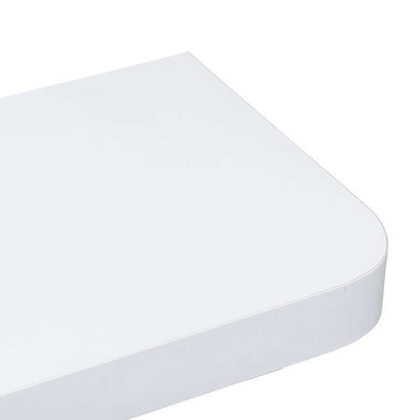 5 FIVE SIMPLY SMART - Étagère murale arrondie en bois Blanc L 60 cm fixations invisibles - large