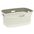 5 FIVE SIMPLY SMART - Panier à Linge 45L Beige Lin 4 poignées intégrées - vignette